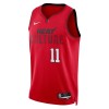 Camiseta Hombre Miami Heat Jaime Jaquez JR 2024-25 Nike City Edition Rojo Swingman